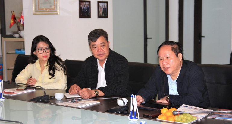 PHÓ CHỦ TỊCH THƯỜNG TRỰC UBND TỈNH LAI CHÂU TỚI THĂM VÀ LÀM VIỆC TẠI VIỆN PSD