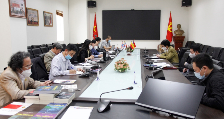VỤ TRƯỞNG VỤ GIÁO DỤC CHÍNH TRỊ VÀ CÔNG TÁC HỌC SINH, SINH VIÊN TỚI THĂM VÀ LÀM VIỆC VỚI VIỆN PSD